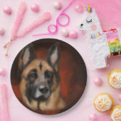 ジャーマンシェパード ペーパープレート (パーティー)