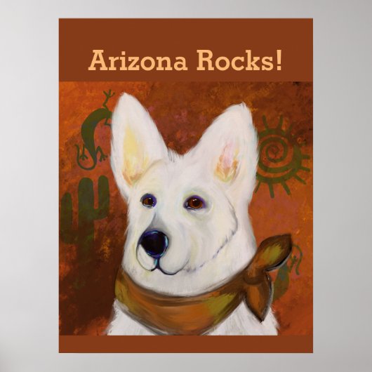 ジャーマンシェパード ポスター (正面)