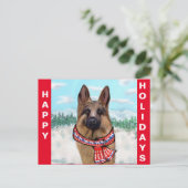 ジャーマンシェパード ポストカード (スタンド正面)