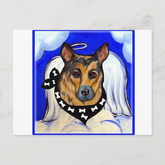 ジャーマンシェパード ポストカード (正面)