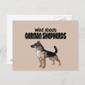ジャーマンシェパード ポストカード (正面/裏面)