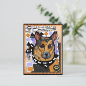 ジャーマンシェパード ポストカード (スタンド正面)