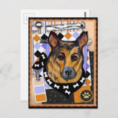 ジャーマンシェパード ポストカード (正面/裏面)