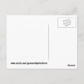 ジャーマンシェパード ポストカード (裏面)