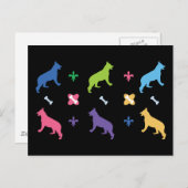 ジャーマンシェパード ポストカード (正面/裏面)