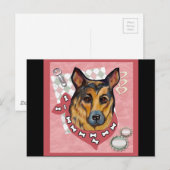 ジャーマンシェパード ポストカード (正面/裏面)