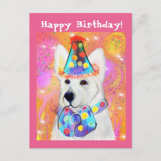 ジャーマンシェパード ポストカード (正面)