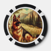 ジャーマンシェパード ポーカーチップ (裏面)