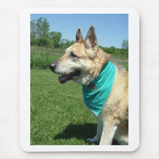 ジャーマンシェパード マウスパッド (正面)
