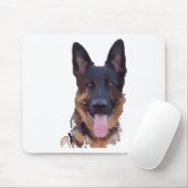 ジャーマンシェパード マウスパッド (マウス)
