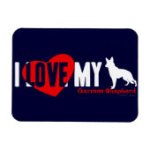 ジャーマンシェパード マグネット (横)