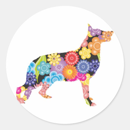 ジャーマンシェパード ラウンドシール (正面)