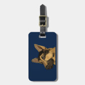 ジャーマンシェパード ラゲッジタグ (正面縦)