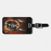 ジャーマンシェパード ラゲッジタグ (正面横)