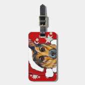 ジャーマンシェパード ラゲッジタグ (正面縦)