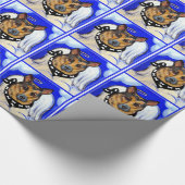 ジャーマンシェパード ラッピングペーパー (角)