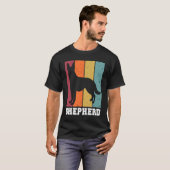 ジャーマンシェパード レトロ 2 Tシャツ (正面フル)