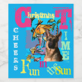 ジャーマンシェパード ワインラベル (シングルラベル)