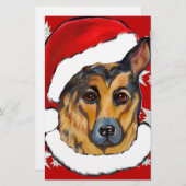 ジャーマンシェパード 便箋 (正面/裏面)