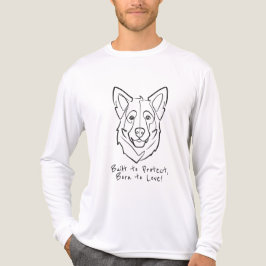 ジャーマンシェパード、守るために作られ、愛するために生まれた! トライブレンドTシャツ