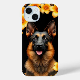 ジャーマンシェパード 強い 忠実な精神 🐾 iPhone 15ケース