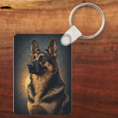 🦴 ジャーマンシェパード 愛犬家のためのインテリア雑貨 🦴 キーホルダー (裏面)