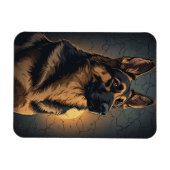 🦴 ジャーマンシェパード 愛犬家のためのインテリア雑貨 🦴 マグネット (横)