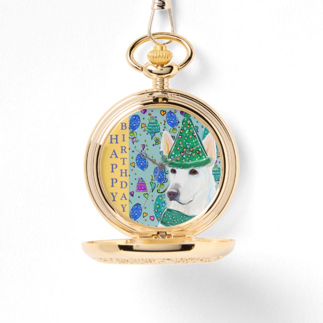 ジャーマンシェパード 腕時計 (正面)