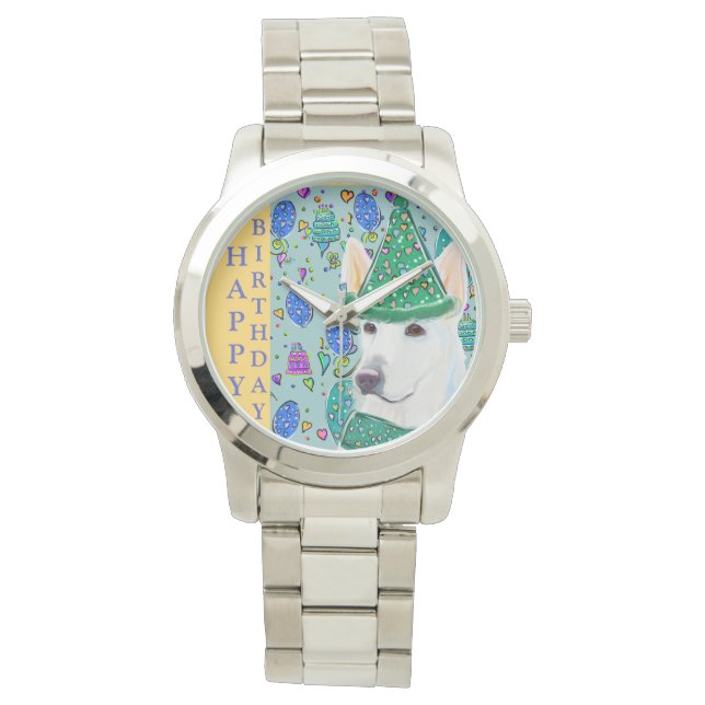 ジャーマンシェパード 腕時計 (正面)