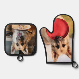 ジャーマンシェパード 鍋つかみ&鍋敷きセット