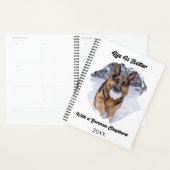 ジャーマンシェパード GSD 写真付き Life is Better 2027 プランナー手帳 (ディスプレー)