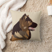 ジャーマンシェパード | Pet Alsatian Dog クッション (ブランケット)