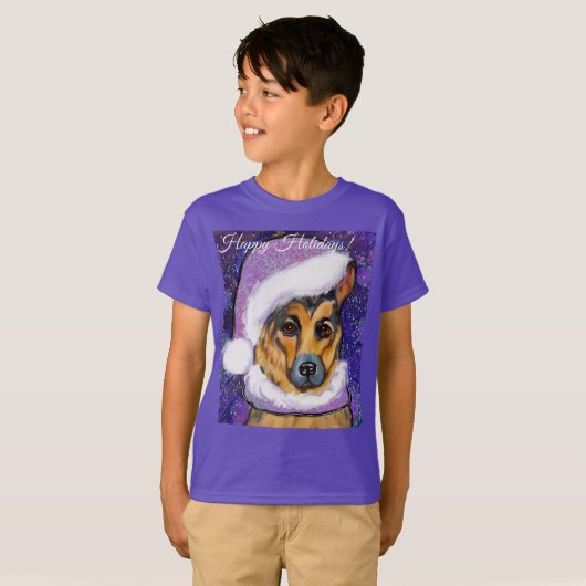 ジャーマンシェパード Tシャツ (正面フル)