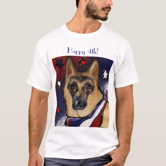 ジャーマンシェパード Tシャツ (正面)