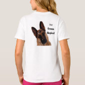 ジャーマンシェパード Tシャツ (裏面)