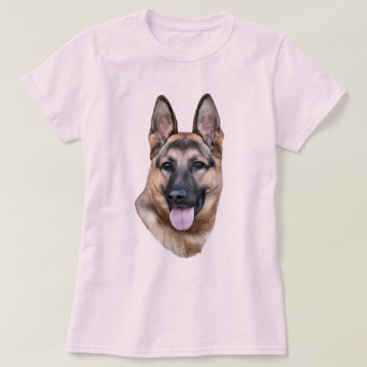 ジャーマンシェパード Tシャツ (デザイン正面)