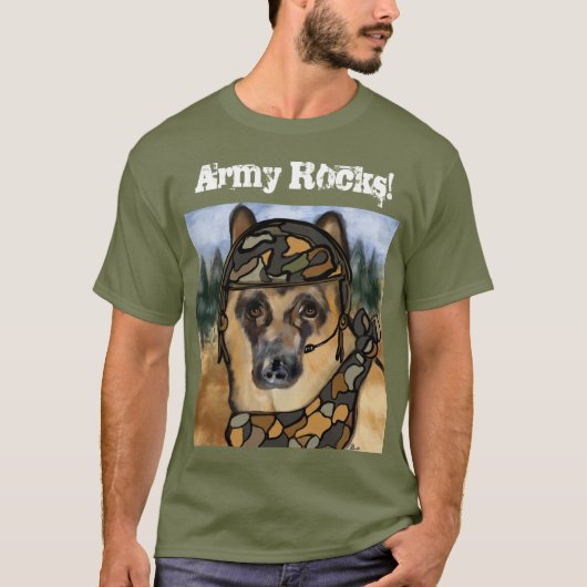 ジャーマンシェパード Tシャツ (正面)