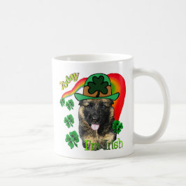 ジャーマンシェパードSt patricks day コーヒーマグカップ