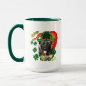 ジャーマンシェパードSt patricks day マグカップ (左)