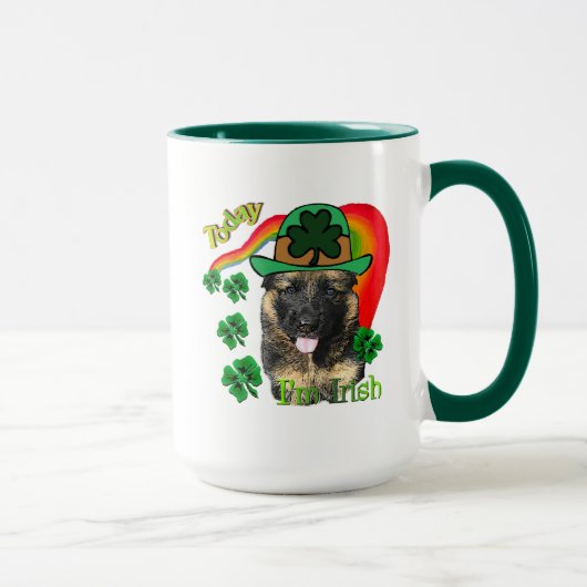 ジャーマンシェパードSt patricks day マグカップ (右)