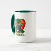 ジャーマンシェパードSt patricks day マグカップ (正面左)