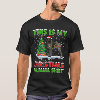ジャーマンショートヘアードポインター クリスマスの私 Tシャツ