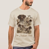 ジャーマンショートヘアードポインター Tシャツ (正面)