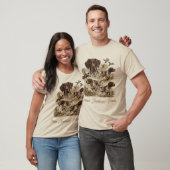 ジャーマンショートヘアードポインター Tシャツ (ユニセックス)