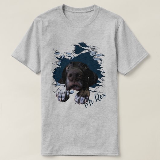ジャーマンショートヘアードポインター Tシャツ (デザイン正面)