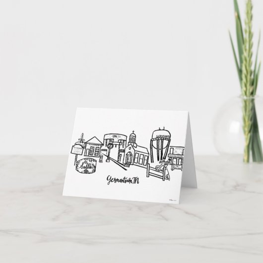 ジャーマンタウン スカイライン 感謝カード (正面)