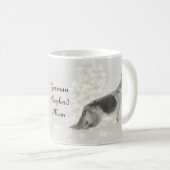 ジャーマン・シェパードのお母さんのコーヒー・マグ コーヒーマグカップ (正面右)