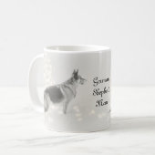 ジャーマン・シェパードのお母さんのコーヒー・マグ コーヒーマグカップ (正面左)