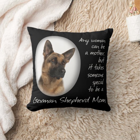 ジャーマン・シェパードのお母さんの枕 クッション (ブランケット)