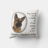 ジャーマン・シェパードのお母さんの枕 クッション (裏面)